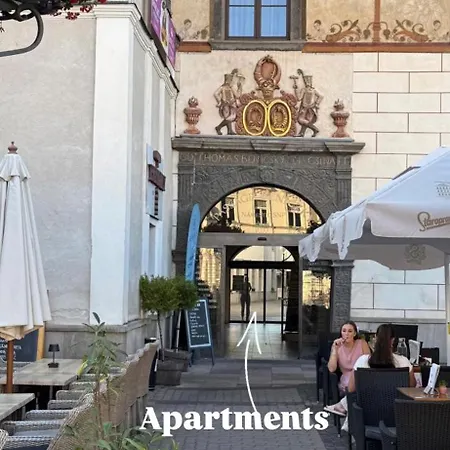 Апартаменты Alure Residences 12 & 24h Self Check-in & Private Parking Next To The Building Included, Center Right On Snp Square In A Quiet Passage, New Building, In Town *